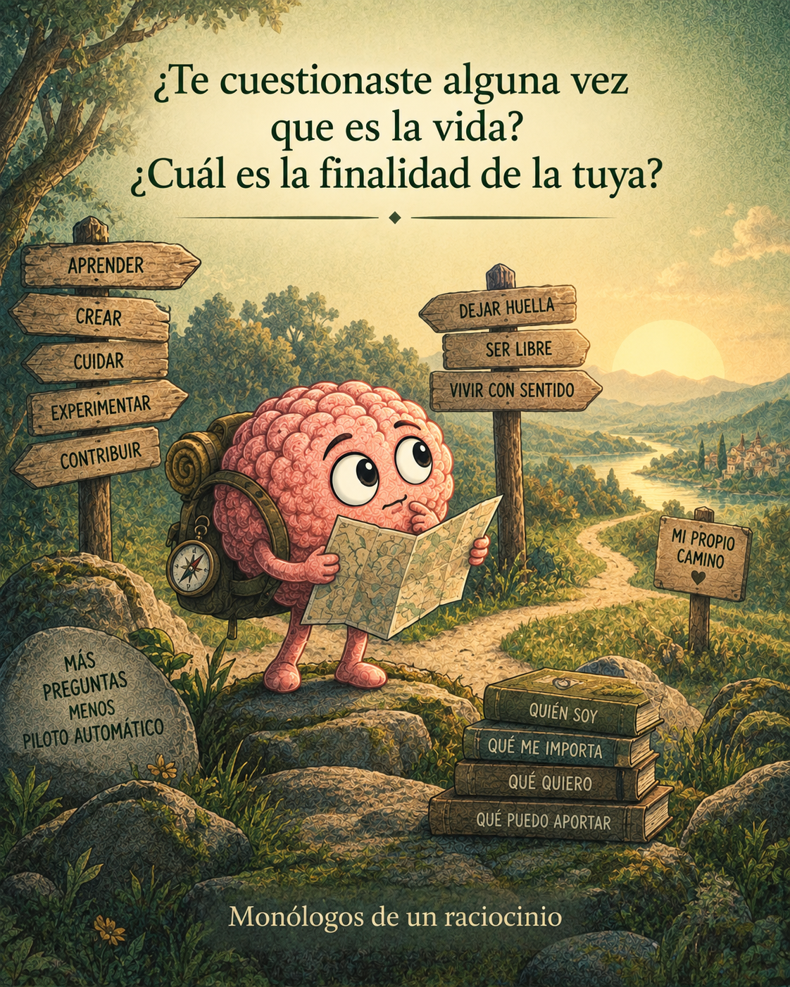 Monólogo visual sobre el sentido y la finalidad de la vida